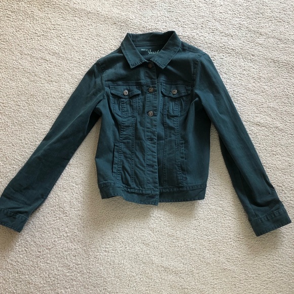 Forest Green Cotton Jacket - Picture 11 of 11